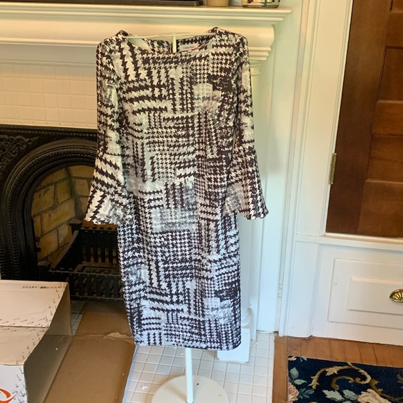 Calvin Klein Dresses & Skirts - Calvin Klein bell sleeve dress. Worn twice. 129 retail